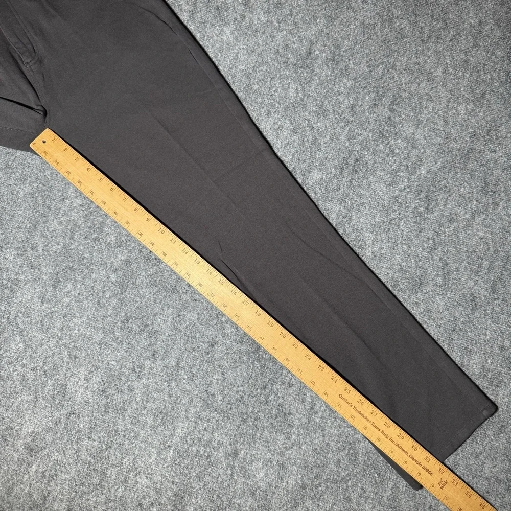 Bugatchi Pants‎ Mens 36X32 Gray Rayon Nylon Stretch Chino Slacks 5 Pocket